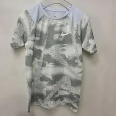 V1303 NIKE DRI-FIT Tシャツ サイズM ブルー×グレーのサムネイル