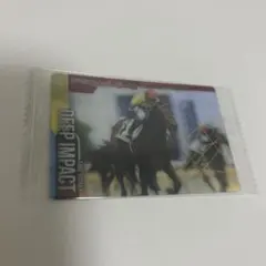 ディープインパクト 第72回日本ダービー 記念カード 武豊 金箔サイン