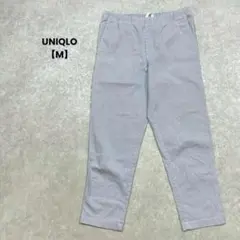 ト*シ様 a1905＊UNIQLOカジュアルパンツ　ストライプ【M】ウエストゴム