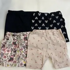 コットン製ハーフパンツ4点セット