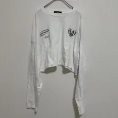 EMODA クロップド丈 長袖Tシャツ