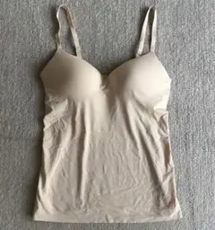 UNIQLO・ユニクロブラトップ★エアリズムキャミソール★肩紐調整★ベージュM