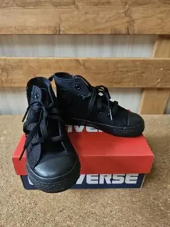 コンバース オールスター ブラック 17cm キッズ スニーカー ハイカット