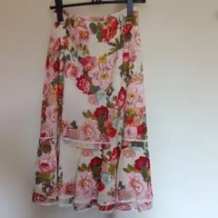 ✨️ INGEBORG 花柄 スカート ピンクハウス系 9号のサムネイル