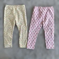 ✳︎UNIQLO✳︎花柄レギンス2枚セット