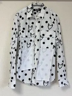 BLACK COMME des GARÇONS ドット柄 長袖シャツ M - メルカリ