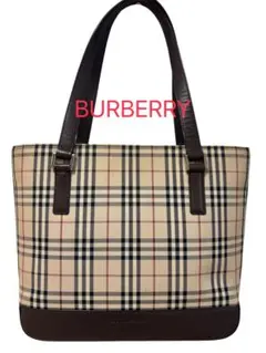 BURBERRY ノバチェック柄 トートバッグ ほぼ未使用