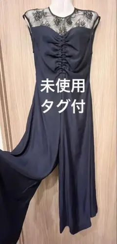 【未使用タグ付】アウリィ Tavii オールインワン フォーマル サロペット 紺