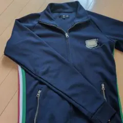 お値下げネイビー ジャージジャケット ジップアップ