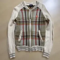 パーリーゲイツ　毛100% ニットセーター　ジャケット　0