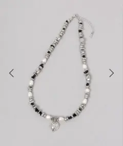 JEANASIS ストーンハートモチーフネックレス