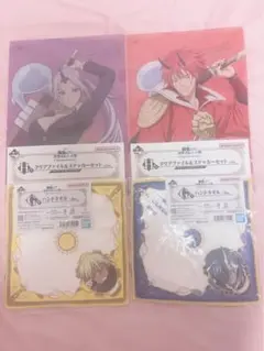 転生したらスライムだった件 クリアファイル&ステッカー♡ハンドタオル