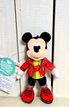 ディズニー　パルパル－ザ　ヴァネロペ　ミッキー　ぬいぐるみバッジ