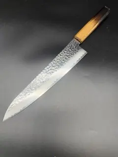 白一鋼割り込み牛刀240mm 樫木八角柄 白一鋼割り込み牛刀240mm 樫木八角柄 - メルカリ