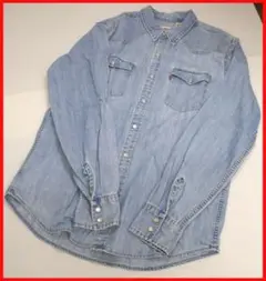 Levi's リーバイス デニムシャツ L 長袖中古mマ-463