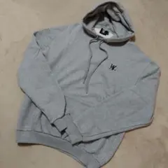 ウアロン WOOALONG wooalong パーカー　サイズS グレー男女兼用