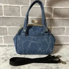 がま口バッグ　トートバッグ　ショルダーバッグ＊ハンドメイド＊　T219