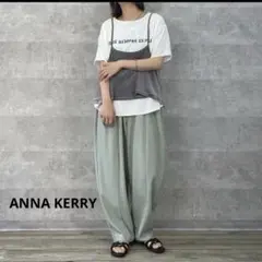 ANNA KERRY メッシュベロアキャミソール