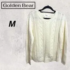 Golden Bear ゴールデンベア ケーブルニット シンプル カジュアル 冬