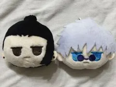 呪術廻戦 ダイソー フェイスぬいぐるみキーホルダー