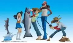 DIGSTA 釣りキチ三平 フィギュア 全4種 三平vsキングサーモン ユリッペ