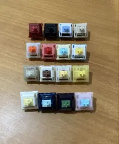 Gateron Type R、HMX、Keygeek、Bsun、スイッチサンプル