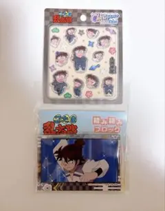 の*事様 忍たま乱太郎　土井半助　アクリルブロック　チェリジェムステッカー　まと