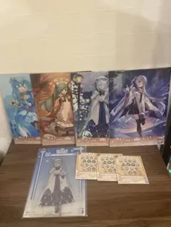 一番くじ　雪ミク　M賞　2021 ビッグアクリルスタンド　S賞　クリアポスター