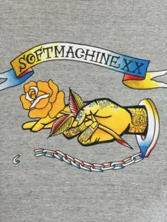 SOFTMACHINE XX ２０周年記念Tシャツ グレー　サイズＬ　美品レアのサムネイル