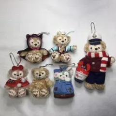 ダッフィー　ジェラトーニ　シェリーメイ　まとめ売り　6体セット　キーホルダー