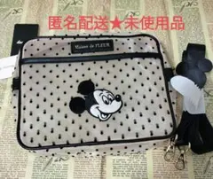 Maison de FLEUR ミッキーマウス ショルダーバッグ　ドット　タグ付