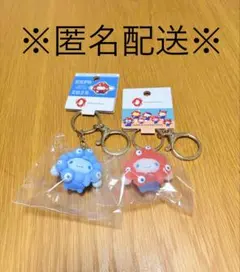 サンリオミャクミャク 立体マスコット 推しカラー クリア キーホルダー　シナモン
