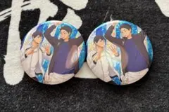 ハイキュー‼︎缶バッジビスケット　影山 赤葦2個セット