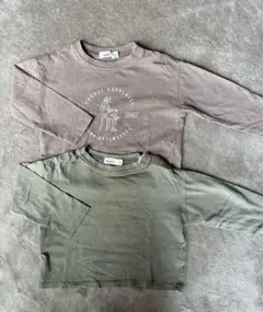 ペアマノン　長袖Tシャツ 2枚セット 80cm