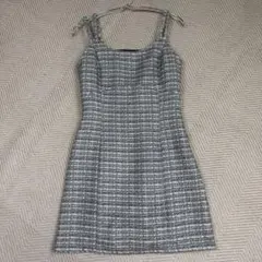 RESEXXY ツイードキャミミニワンピース F