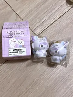 ちいかわ サンリオ フロッキーマスコットチャー厶　クロミ　モモンガ×2個セット