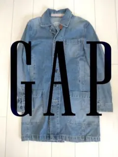 GAP デニムコート ギャップ オールド ロングコート アウター メンズ