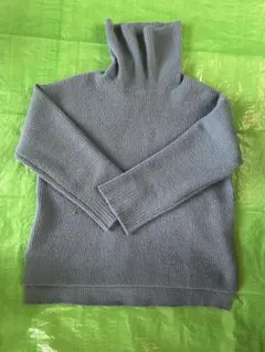 GU ボクシータートルネックセーター　ニット　ドロップショルダー　XL