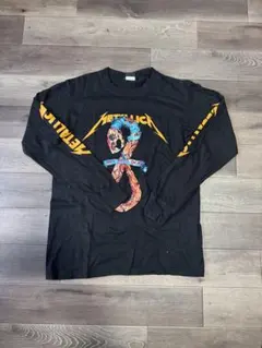 Metallica グラフィック長袖カットソー　メタリカ　古着　ロンT