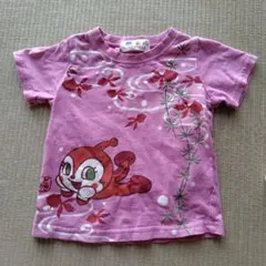 アンパンマン Tシャツ ピンク ドキンちゃん　80センチ
