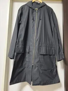 UNIQLO U フーデッドコート　ブラックLサイズ
