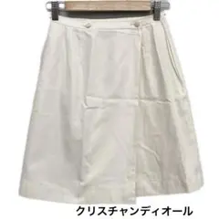 ⭐️クリスチャンディオール　ディオール/ ミニスカート サイズ7 S 白 E1