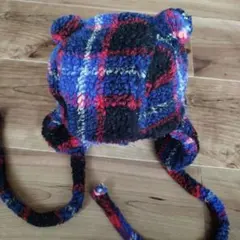 帽子　　クマ耳付き　サイズ44 　ベビー