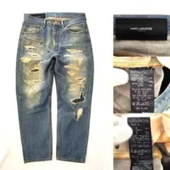 KUNNA デニムパンツ XL ライトブルー | Mercari