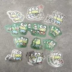 けろけろけろっぴ☆フレークステッカー シール 24枚 サンキューマート