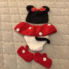 ミニー風 ニューボーンフォトセット 新生児