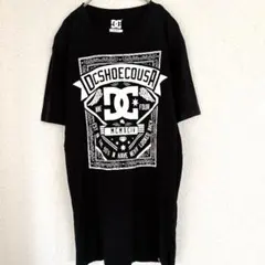 DC SHOES ディーシーシューズ ビッグプリント Tシャツ M 黒