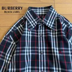 BURBERRY BLACK LABEL ノバチェック 長袖シャツ サイズ3