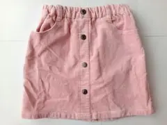 グローバルワーク キッズ ピンク コーデュロイ スカート 130