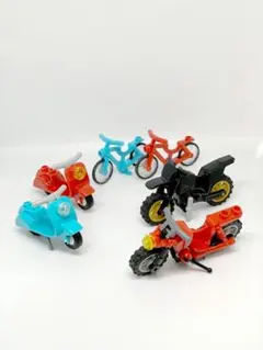 LEGOバイクと自転車 6点